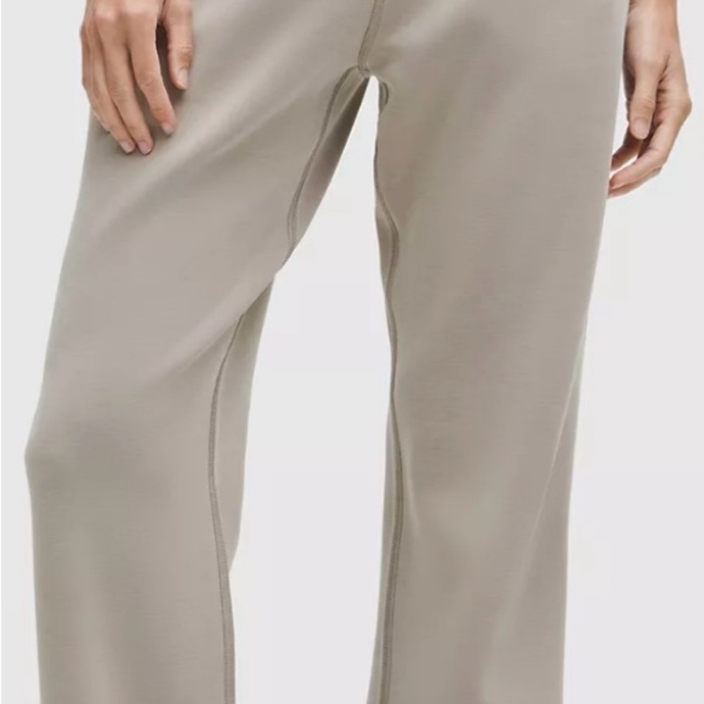 lululemon athletica Women's Warm Ash Grey Wide Leg Pants
